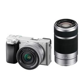 デジタル一眼カメラ α6400 ダブルズームレンズキット シルバー 取り寄せ商品