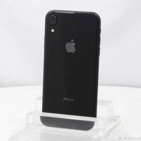 〔中古品〕 iPhoneXR 64GB ブラック MT002J／A SIMフリー【247】