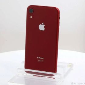 〔中古品〕 iPhoneXR 64GB プロダクトレッド NT062J／A SIMフリー【247】