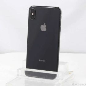 〔中古品〕 iPhoneXS Max 512GB スペースグレイ MT6X2J／A SIMフリー【247】
