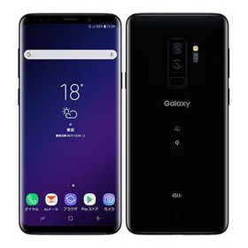 【中古】 Galaxy S9+ SCV39[64GB] au ミッドナイトブ… au/UQ mobile 状態A 64GB
