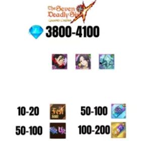 [海外] 3800-4100 虹のダイヤ |ゼルドリス デーモン キング ニュー |SKULD |コクティウス |10-20 フェスト |30-70 UR/SSR |50-100 枚 SSR