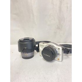 Panasonic◆デジタル一眼カメラ LUMIX DMC-GF3W-W ダブルレンズキット [シェルホワイト]