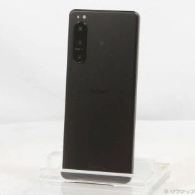 〔中古品〕 Xperia 5 IV 128GB ブラック A204SO Softbank SIMフリー【258】