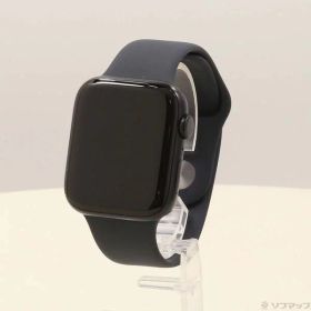 【中古】Apple(アップル) Apple Watch SE 第2世代 GPS 44mm ミッドナイトアルミニウムケース ミッドナイトスポーツバンド 【377-ud】
