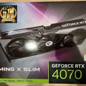 美品MSI GeForce RTX 4070 GAMING X SLIM 12G