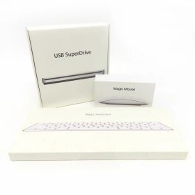 Apple Magic Keyboard MLA22J/A / Magic Mouse MK2E3J/A / USB SuperDrive MD564ZM/A 3点セット ※中古