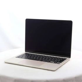 〔中古品〕 MacBook Air 13.6-inch Mid-2022 MLY23J／A Apple M2 8コアCPU_10コアGPU 8GB SSD512GB スターライト 〔14.7 Sonoma〕【371】