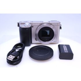 ソニー(SONY)の【良品】SONY α6000 ボディ シルバー ILCE-6000 ミラーレス(ミラーレス一眼)