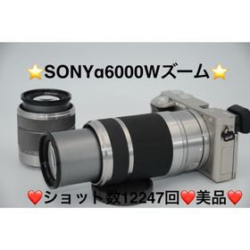 ソニー(SONY)のSONY ダブルズームレンズキット α6000 ILCE-6000 ILCE-6(ミラーレス一眼)
