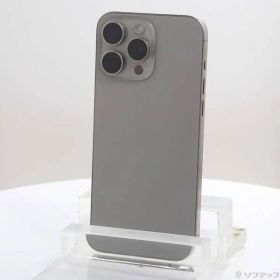 〔中古品〕 iPhone15 Pro Max 256GB ナチュラルチタニウム MU6R3J／A SIMフリー【368】