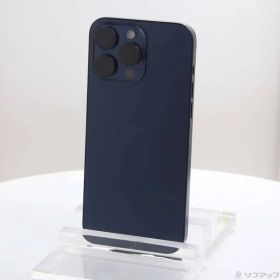 〔中古品〕 iPhone15 Pro Max 256GB ブルーチタニウム MU6T3J／A SIMフリー【368】