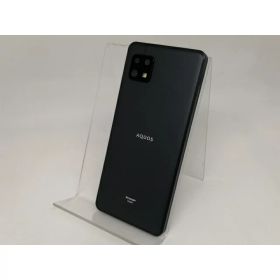 【中古】SHARP au 【SIMフリー】 AQUOS sense6s ブラック 4GB 64GB SHG07【日本橋3】保証期間1ヶ月【ランクB】