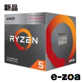 AMD エーエムディー Ryzen 5 3400G With Wraith Stealth cooler YD3400C5FHSBX (2658201)