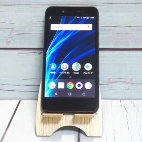 SHARP Softbank AQUOS sense basic 702SH ブラック 本体 白ロム SIMロック解除済み SIMフリー B651153