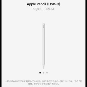 新品未使用！Apple Pencil (USB-C)