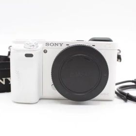 【良品】SONY ソニー ミラーレス一眼 α6000 ボディ ホワイト #LE2025571