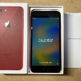 【美品】【付属品完備】北米版 iPhone8 Plus 256GB SIMフリー Red MRT82LL/A シャッター音無音 バッテリー96％