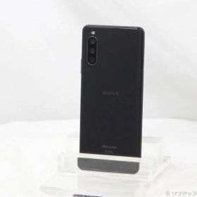 〔中古品〕 Xperia 10 III 128GB ブラック SO-52B docomoロック解除SIMフリー【377】