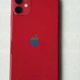iPhone11 レッド 128GB SIMロック無し 外装かなり美品 バッテリー最大容量100% ジャンク
