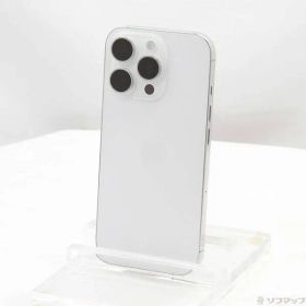 〔中古品〕 iPhone16 Pro 128GB ホワイトチタニウム MYMW3J／A SIMフリー【305】