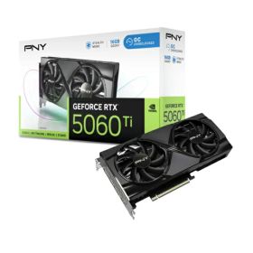 PNY Technologies｜ピーエヌワイテクノロジー グラフィックボード GeForce RTX 5060 Ti 16GB Overclocked Dual Fan VCG5060T16DFXPB1-O [GeForce RTXシリーズ /16GB]