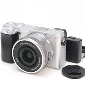 AB (良品) SONY ソニー α6400 シルバー E PZ 16-50mm F3.5-5.6 OSS レンズキット シャッター数 9,590枚 初期不良返品可 110-143