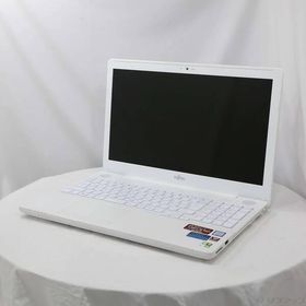 〔中古〕FUJITSU(富士通） 格安安心パソコン LIFEBOOK AH50／D1 FMVA50D1WP プレミアムホワイト 〔Windows 10〕〔344-ud〕