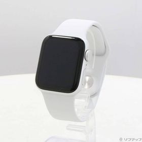 〔中古〕Apple(アップル) Apple Watch SE 第2世代 GPS 40mm シルバーアルミニウムケース ホワイトスポーツバンド〔198-ud〕