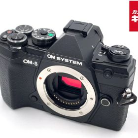 【中古】 【美品】 OM SYSTEM OM-5 ボディ ブラック 【ミラーレス一眼】 【6ヶ月保証】