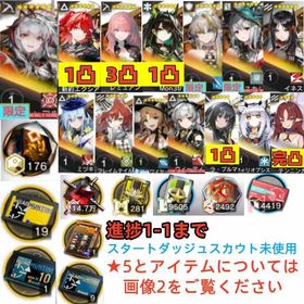 石180500個+券19枚+ウィシャデル+新約+レミュアン+Mon3t+シュウ+イネス+濁心+琳琅 | アークナイツのアカウントデータ、RMTの販売・買取一覧