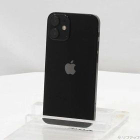 〔中古品〕 iPhone12 mini 64GB ブラック MGA03J／A SoftBank【198】