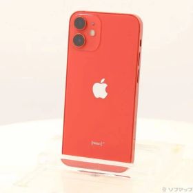 〔中古品〕 iPhone12 mini 64GB プロダクトレッド MGAE3J／A SIMフリー【344】