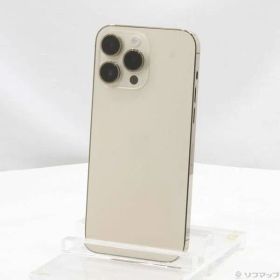 〔中古品〕 iPhone14 Pro Max 128GB ゴールド MQ983J／A SIMフリー【349】