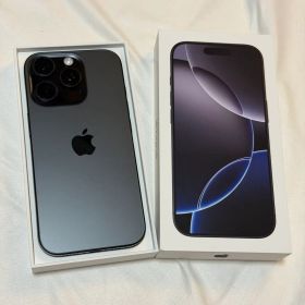 【極美品】iPhone 16 Pro 512GB ブラックチタニウム 本体