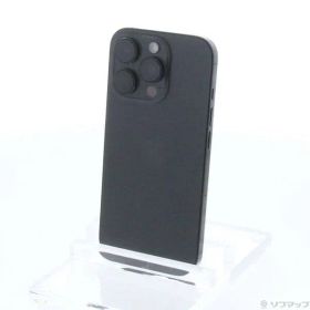 〔中古品〕 iPhone16 Pro 256GB ブラックチタニウム MYN03J／A SIMフリー【196】