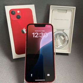美品 国内版 SIMフリー iPhone13 mini 128GB レッド色