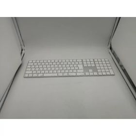 【中古】Apple Magic Keyboard（2017/テンキー付き/A1843） - 日本語（JIS） シルバー MQ052J/A【なんば】保証期間1週間