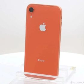 〔中古品〕 iPhoneXR 64GB コーラル MT0A2J／A SIMフリー【352】