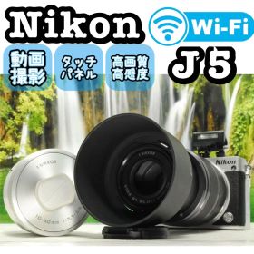 Nikon 1 J5 ❤️スマホ転送 ダブルレンズ ニコン ミラーレス カメラ
