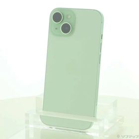 〔中古品〕 iPhone15 256GB グリーン MTMT3J／A SIMフリー【276】
