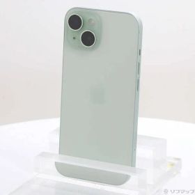 〔中古品〕 iPhone15 256GB グリーン MTMT3J／A SIMフリー【305】