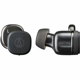 オーディオテクニカ 完全ワイヤレス Bluetoothイヤホン(ジェットブラック) ATH-SQ1TW2-BK audio-technica