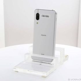 〔中古〕SHARP(シャープ) AQUOS sense3 lite 64GB シルバーホワイト SH-RM12 楽天 SIMフリー〔377-ud〕