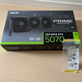 エイスース(ASUS)のASUS prime GeForce RTX 5070 12GB 美品 (PCパーツ)