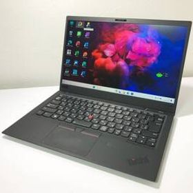 office2024搭載 快適スペック！ 快速PC LENOVO ThinkPad X1 Carbon i5-8250U メモリ8GB SSD256GB Win11 薄型軽量！14型FHD液晶