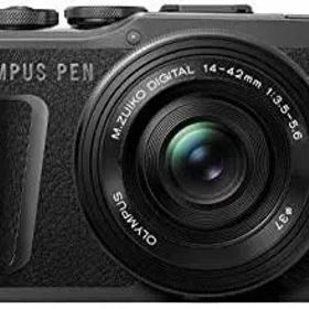 OLYMPUS ミラーレス一眼カメラ PEN E-PL10 14-42mm EZレンズキット ブラック