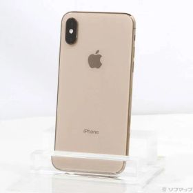 〔中古品〕 iPhoneXS 256GB ゴールド NTE22J／A SIMフリー【344】