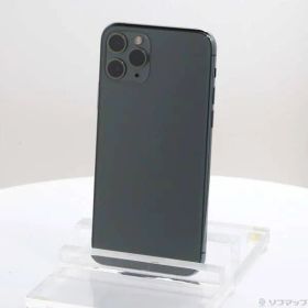 〔中古品〕 iPhone11 Pro 64GB ミッドナイトグリーン MWC62J／A SIMフリー【198】