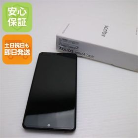 新品同様 Y!mobile AQUOS sense4 basic A003SH ブラック